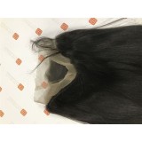 Silk Straight Wave Peruvian Hair 360 Lace Frontal Wig Pre Plucked 360 Lace Frontal Closure