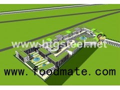 New Design Large/long/big Span Buildings For Tanzania Gold Mine, 1650 Tons