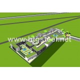 New Design Large/long/big Span Buildings For Tanzania Gold Mine, 1650 Tons