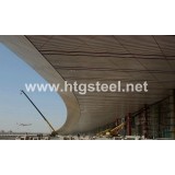 Wide Span Pre Manufactured Steel/metal Buildings Workshop With ISO Code