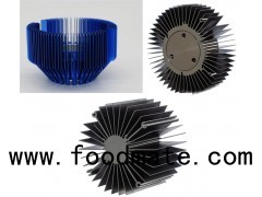 Radial Round Cylindrical Heat Sink Extrusion Design For Led Lights/led Bulb
