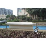 Manual Retractable PVC Swimming Pool Covers Above Ground