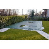 Mesh Swimming Pool Covers Outdoor For Oval Pool