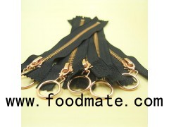 Closed End Metal 5# Zippers With Anti Copper Nickel Teeth For Shoes Luggage Bags