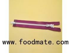 X-type Mold Zippers Two Way Open Ended 8# Zipper With Corn White Gold Silver Teeth For Clothing