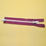 X-type Mold Zippers Two Way Open Ended 8# Zipper With Corn White Gold Silver Teeth For Clothing