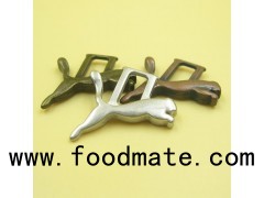 Fancy Custom Logo Roll Plating Anti Nickel,Brass,silver Copper Alloy Zipper Pulls