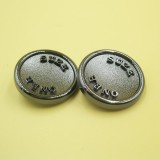 Custom Logo Metal Gunmetal Shank Novelty Sewing Buttons For Coats For Jacket Online