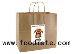 Kraft Paper Bag For Retail Stores Printing