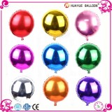 Solid Color Round Shaped Helium Foil Mylar Balloons