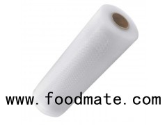 8" X 50' Embossed Vacuum Rolls For Commercial Food Storage Plastic Packaging Rolls