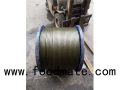 Crane Cable Steel Wire Rope For Crane 6 X 25 6x 26 With Grease