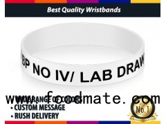 Best Quality Festival Wristbands With No Minimum For Sale In White Color