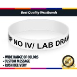Best Quality Festival Wristbands With No Minimum For Sale In White Color