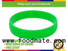 Make Your Own Silicone Armbands In Neon Colors For Events