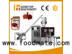 Rotary Premade Automatic Powder Bag Filling Sealing Packaging Machine For Flour