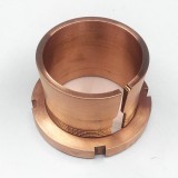 Plated CNC Machining Copper Flange Machined Copper Parts