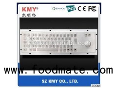 Self-service Kiosk IP65 Stainless Steel Metal Keyboard With Trackball