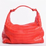 Wholesale Crocodile Skin Womens Bag Caiman Croco Satchel Hobo Tote Large Dubai Handbag Red