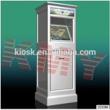 Phone Charging Kiosk Mulit Touchscreen Kiosk Wall Mounted With Dual Screen