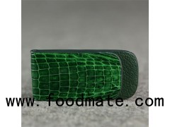 Men's Genuine Crocodile Belly Slim Magnet Money Clip Metal Money Clip Spring Money Clip Parts C