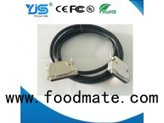 Metal Assembly DB37P Connector To 37pin D Type SCSI Lvd Cable