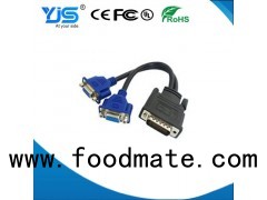 DVI Male To VGA Male Cable Dvi Extension Cable Electric Cord Power Cable