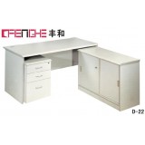 Customized Office wood computer table with 3 Drawers