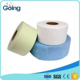 Blue Green White Color Soft Touched Elastic Nonwoven Waistband Customized Width Elastic Waistbandela