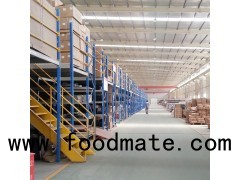 Two-layer Industrial Heavy Duty Warehouse Storage Metal Mezzanine Floors Rack System In Qingdao