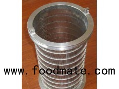 Stainless Steel Wedge Wire Strainer Filter Elements