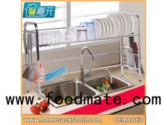 Stainless Steel Sink Dish Drainer Storage Rack Removable Drain Rack