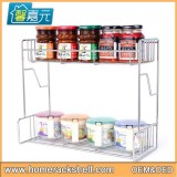 Stainless Steel 3 Layers Spice Rack Innovative Muti-function Hanging Spice Storage Rack