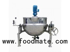 Widely Usage Sauce Cooking Kettle Machine Sugar Cooking Pot With Mixer