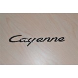 Silver And Black Chrome ABS Plastic Emblem For Cayenne 958.2 (2015+)