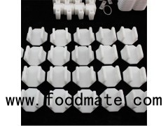 White POM Material Models By Silicone Moluding Small Batch Production