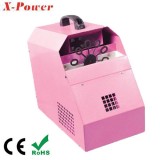 Single Wheel Pink Bubble Maker Dj Party Bubble Blast Machine