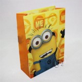 32×23×8 Plastic Gift Bag With Cute Cartoon Logo With Rope Handle