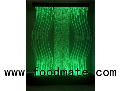 Colorful LED Light Cruve Water Bubble Wall Panel Fountain For Home & Hotel Decoration