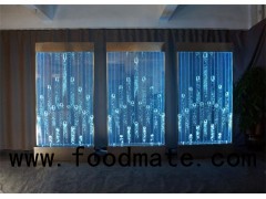 Wall Mount LED Bubble Wall Panel Indoor Fountains Water Features Aquarium Water Fall