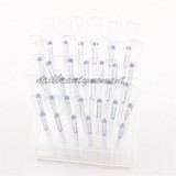 32 Pcs Nail Art Tips Polish Clear Display Stick Transparent False Nail Stand Rack Polish Gel Practic