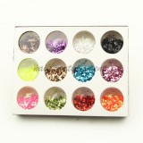 Sparkle Nail Art Glitter Powder Kit Manicure Decoration For Color Gel Nails (D02)
