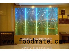 Programe-able Digital Control Water Bubble Panel Wall Feature With Led Light