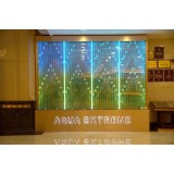 Programe-able Digital Control Water Bubble Panel Wall Feature With Led Light