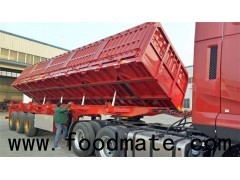 100t Side Tipper Truck With 3 Axles For Cargo Transportation