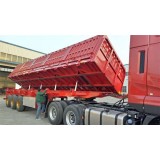 100t Side Tipper Truck With 3 Axles For Cargo Transportation