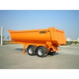 2 Axles Hydraulic Cylinder Dump Truck With Rear Dump Function For Cargo Transportation