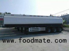 3 Axles Liquefied Petroleum Gas Trailers, 50 Cbm LPG Tankers With 28T Heavy Duty Landing Gear