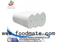 White Color Needle Punched Polyester Mat Reinforcement With 1.02m As Width For Modified Bitumen Memb