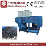 Plastic Lumps, Plastic Pipes, Wood, Paper, cable Recycling Four Corner Blade Single Shaft Shredder